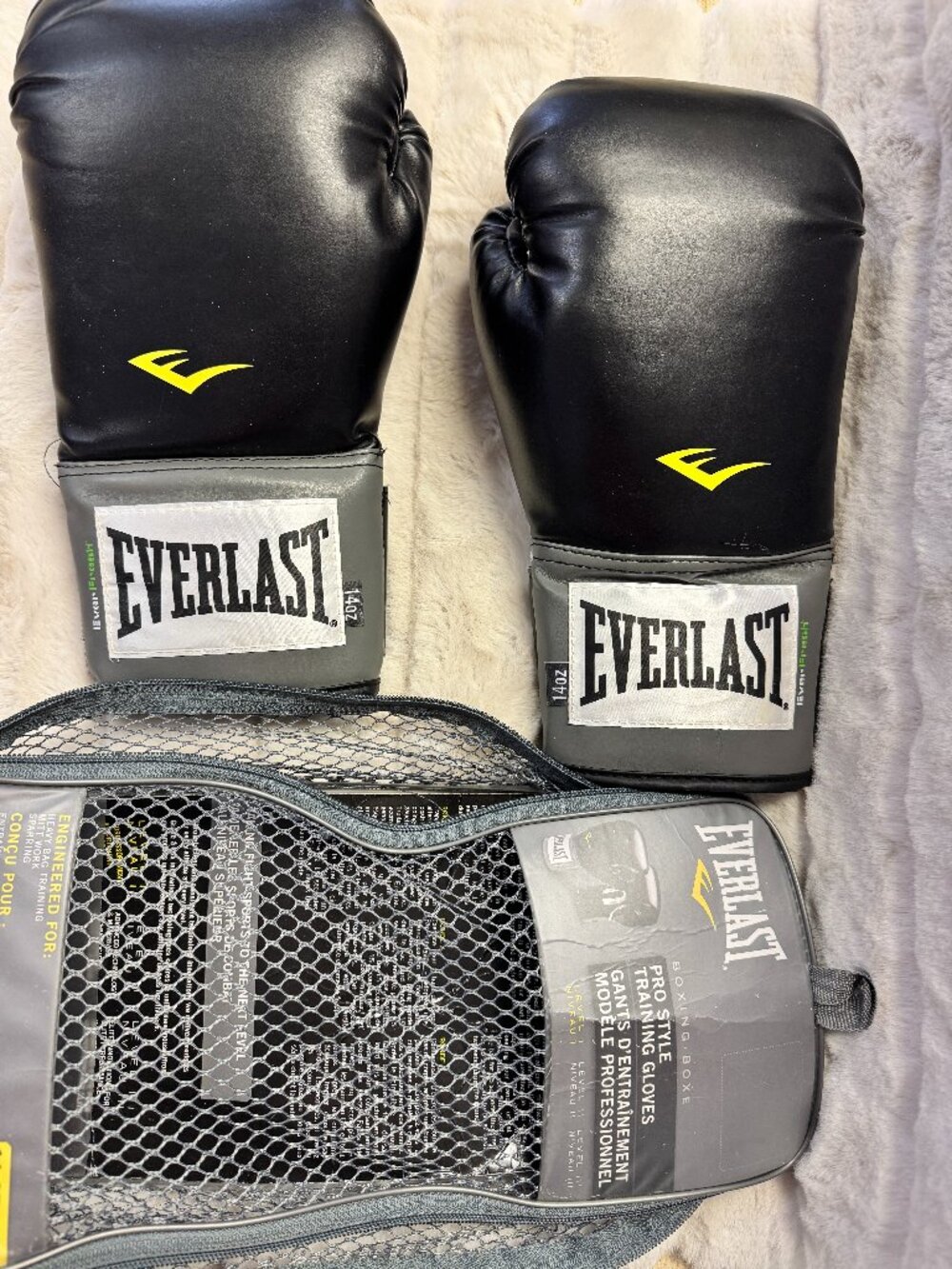 Everlast Protex2 Evergel Training Boxing Gloves 14 oz
